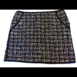 Vintage theory tweed skirt